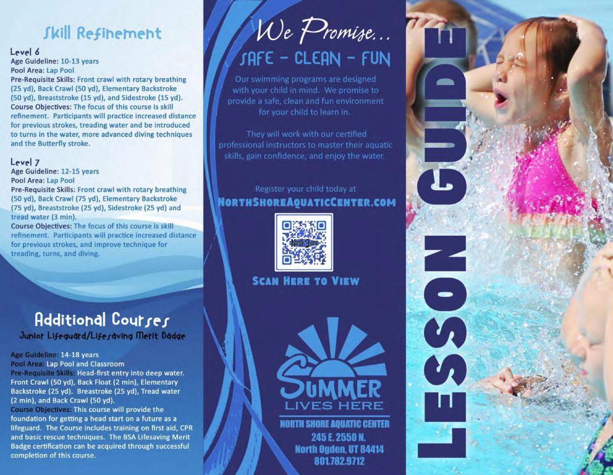 Swim Lesson Guide Page 1